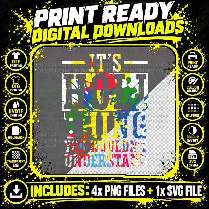 It's Holi Thing You Wouldn't Understand Hindu Holi Png SVG Digital Bundle