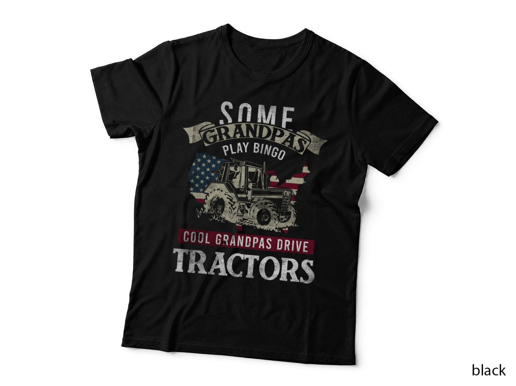 Some Grandpas Play Bingo Cool Grandpas Drive Tractors Quote T-Shirt