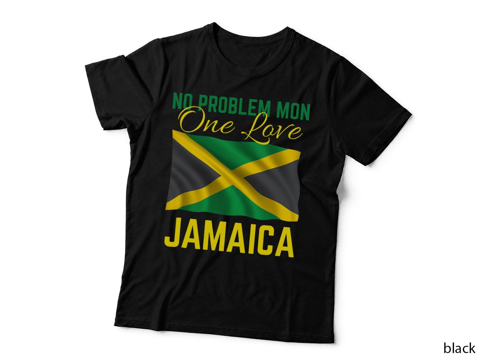 Jamaica No Problem Mon Jamaican Holiday Caribbean Rastafari T-Shirt