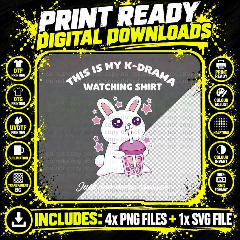 Korean Drama Kdrama Finger Heart T-Shirt Png SVG Digital Bundle
