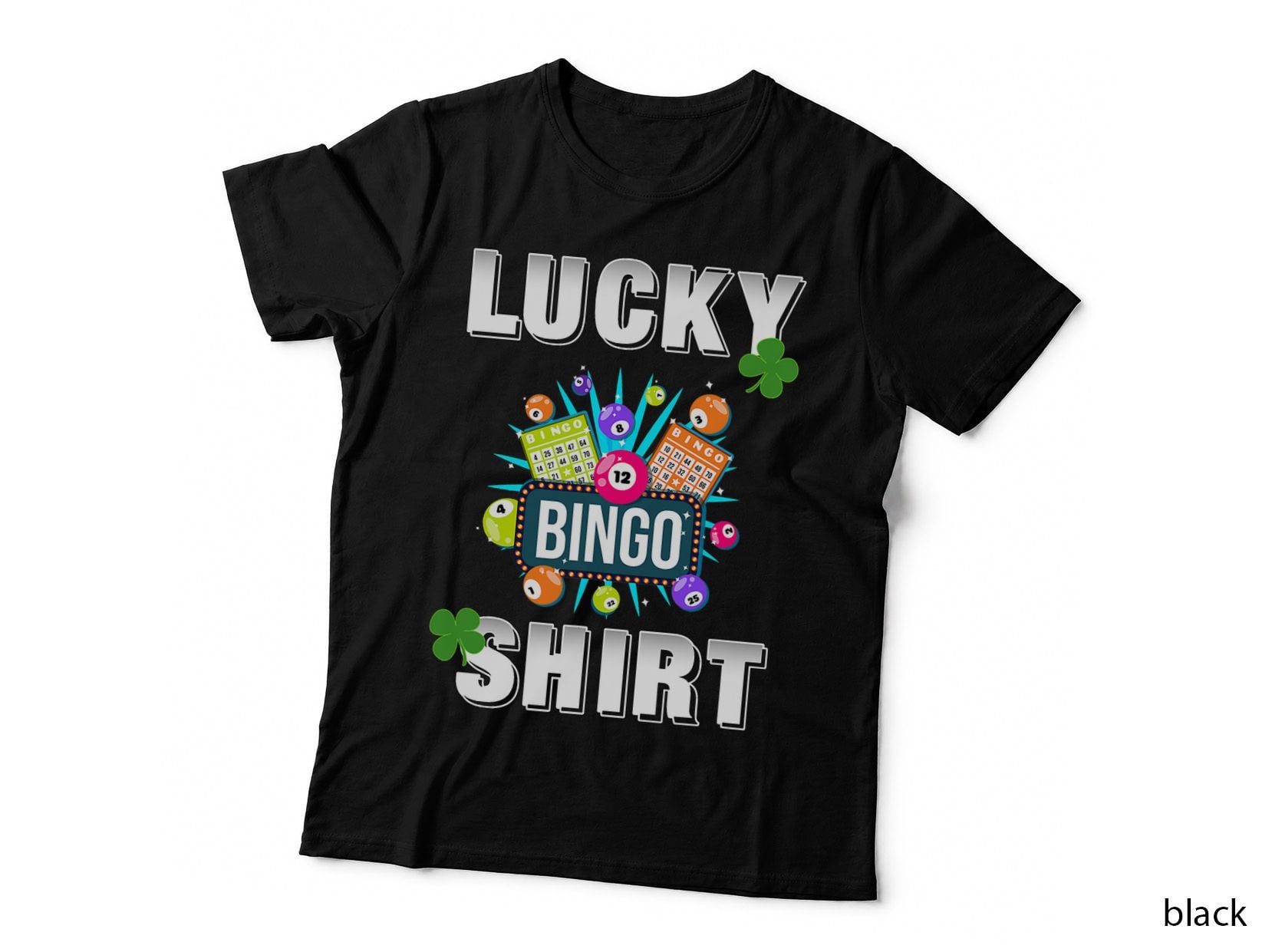 Lucky Bingo, Gambling Fun Bingo Lover T-Shirt, Dk T-Shirt