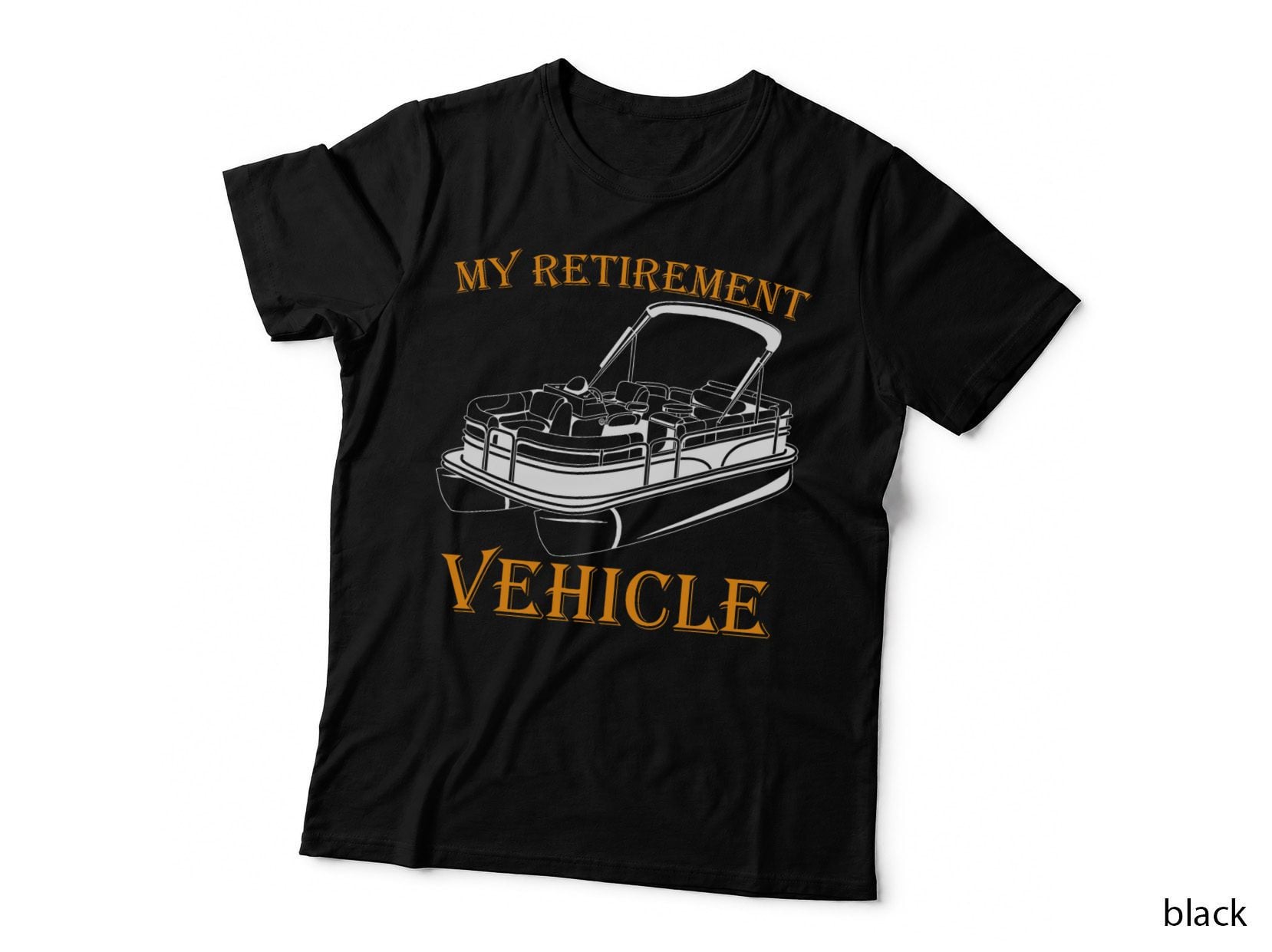 Pontoon Lover Retirement Boat Captain Pontoon T-Shirt