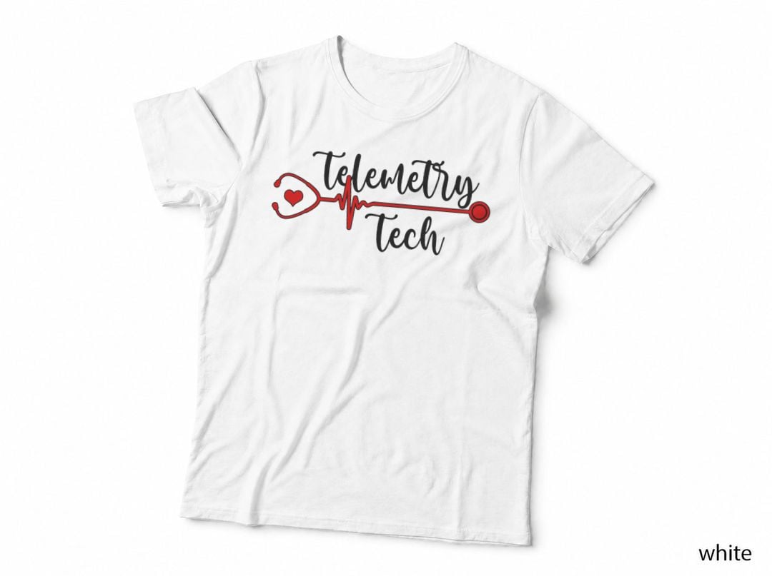 Telemetry Tech Heartbeat Telemetry Technician T-Shirt