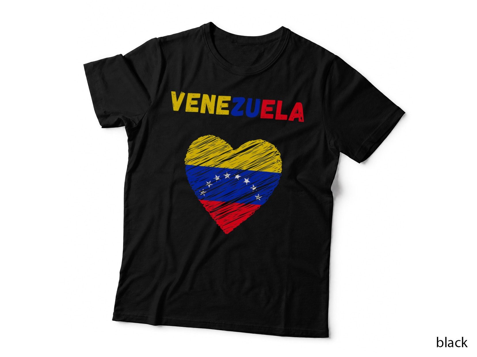Venezuela Flag Holiday Venezuela Heart Venezuelan Flag T-Shirt