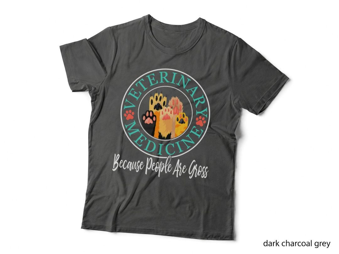 Veterinary Medicine People Are Gross Vet Tech Technician T-Shirt