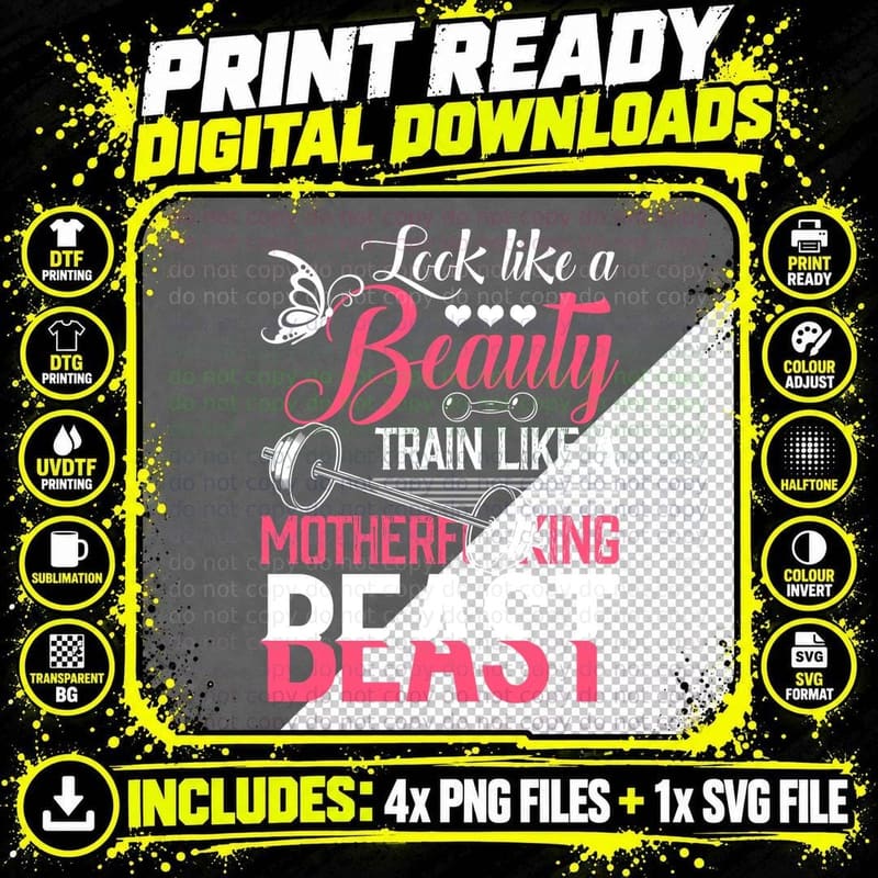 Beauty Motherfing Diva T-Shirt, Sassy Fashion Statement Png SVG Digital Bundle