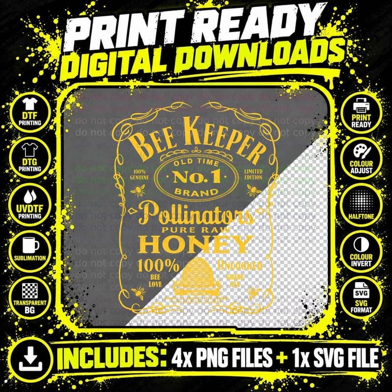 Beekeeper Hoodie Beekeeping Sweatshirt Old Time Honey Png SVG Digital Bundle