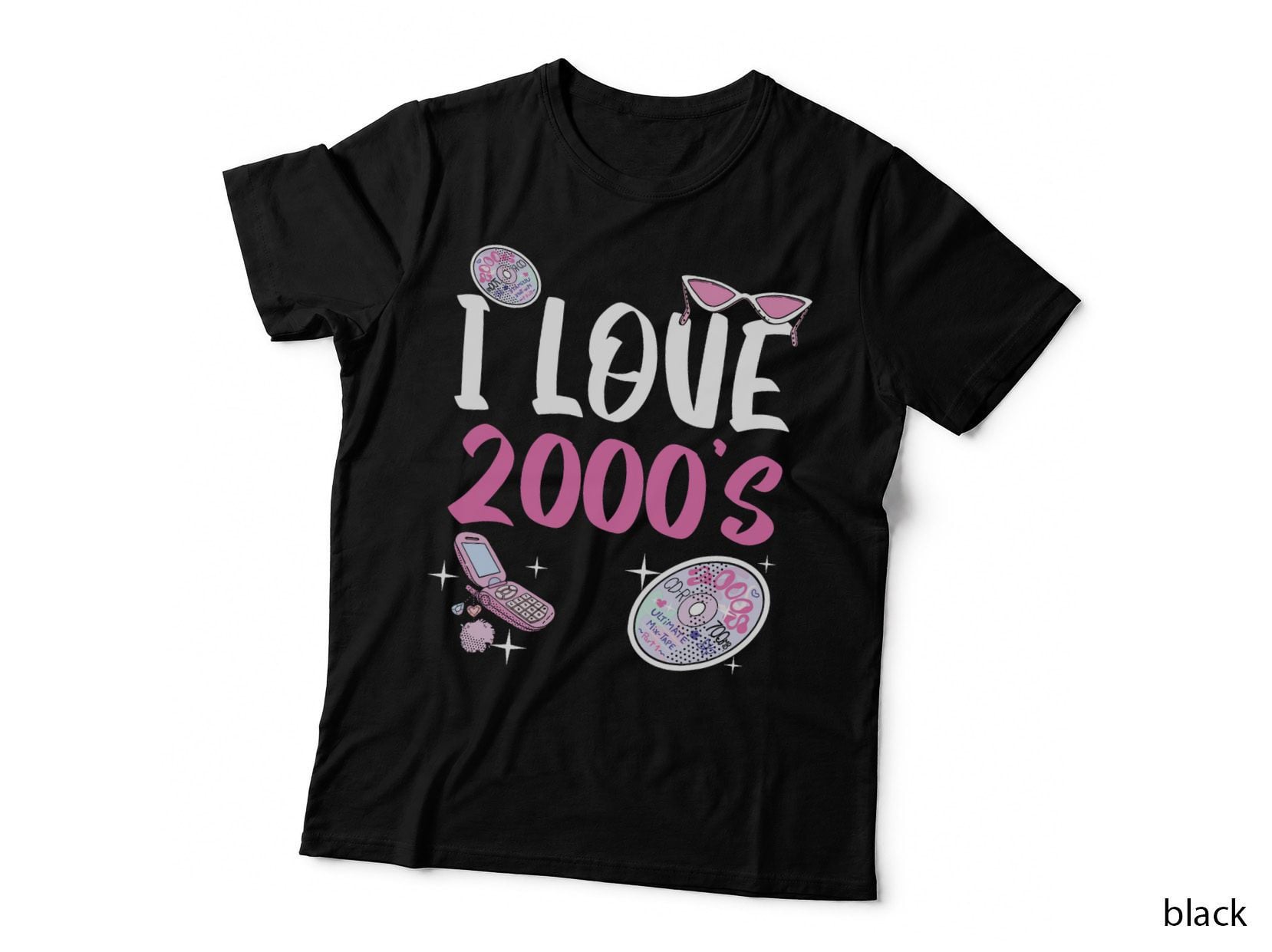I Love 2000's Era Baby Birth Year Generation Z T-Shirt