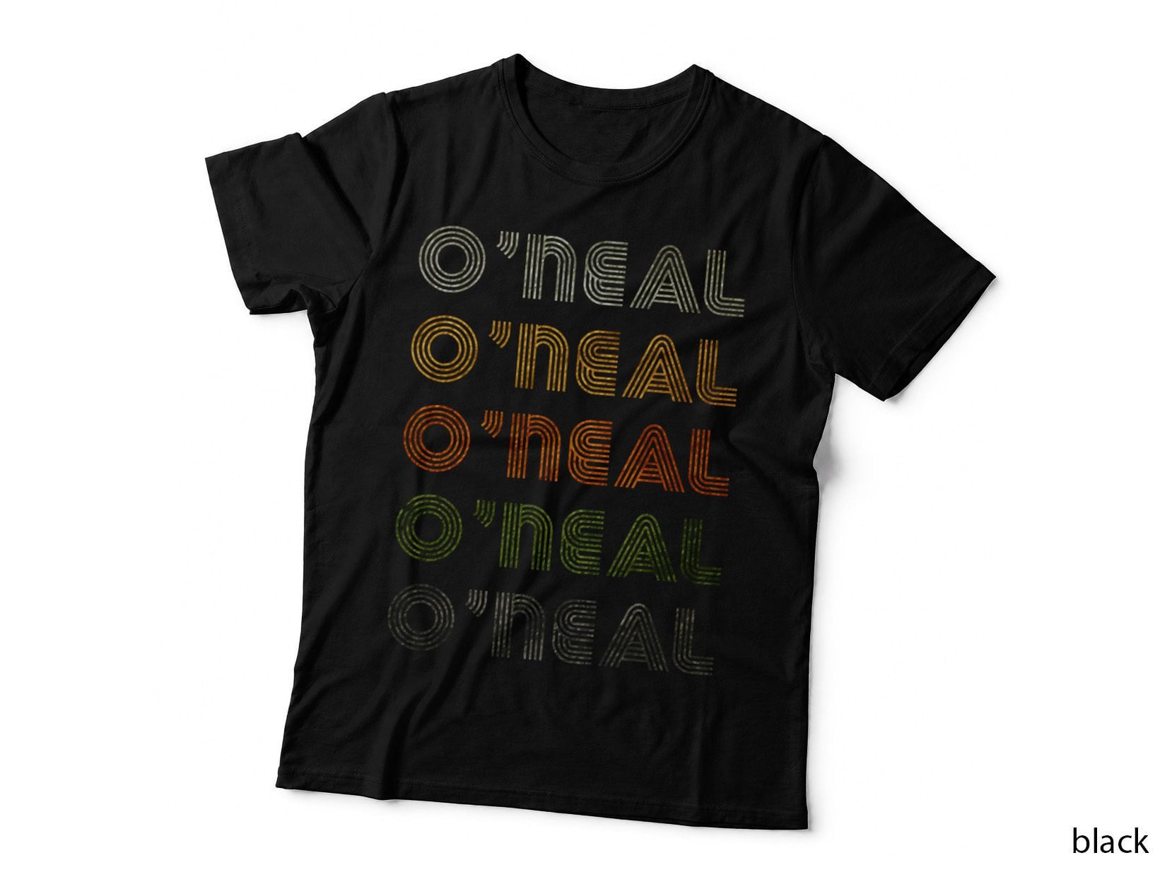 Love Heart O'neal Tee Grungevintage Style Black O'neal T-Shirt