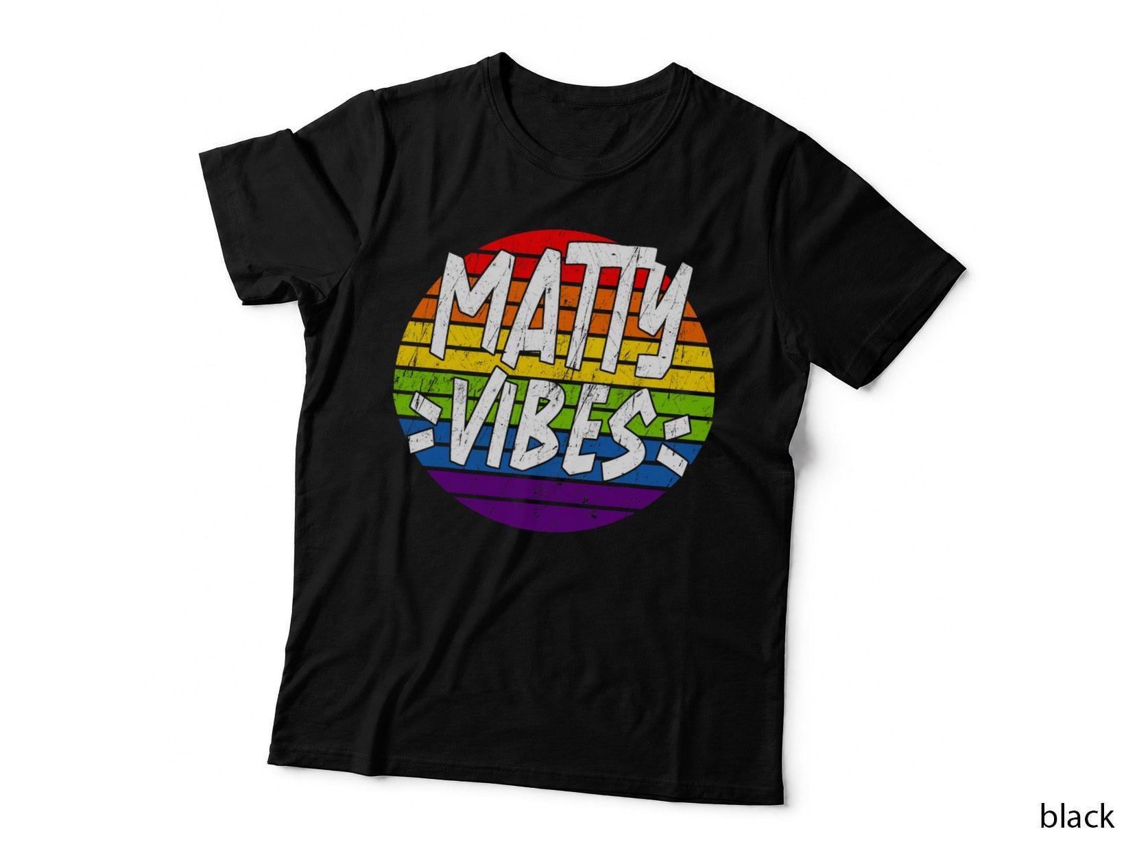 Matty Vibes Matching Squad Family Reunion Last Name T-Shirt