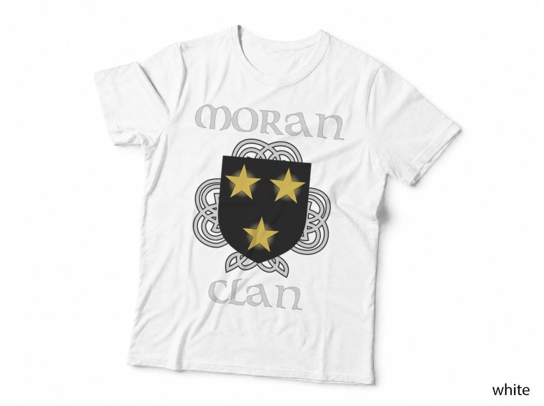 Moran Family Crest Shirt, Irish Reunion T Shirt