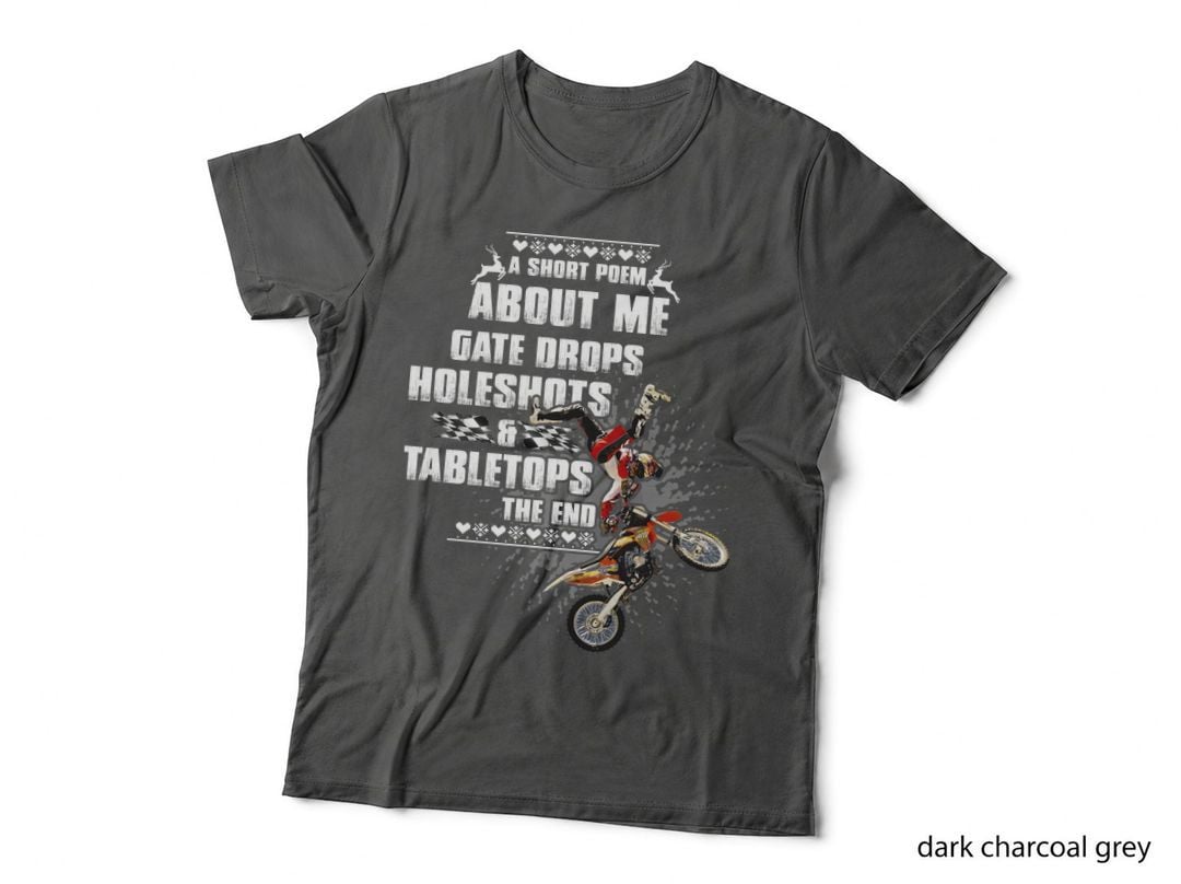Motocross Rider T-Shirt, Extreme Sports Style, Dirt Bike Enthusiasts