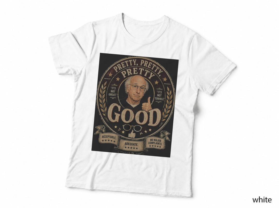 Curb Your Enthusiasm Pretty Good Halftone T-Shirt