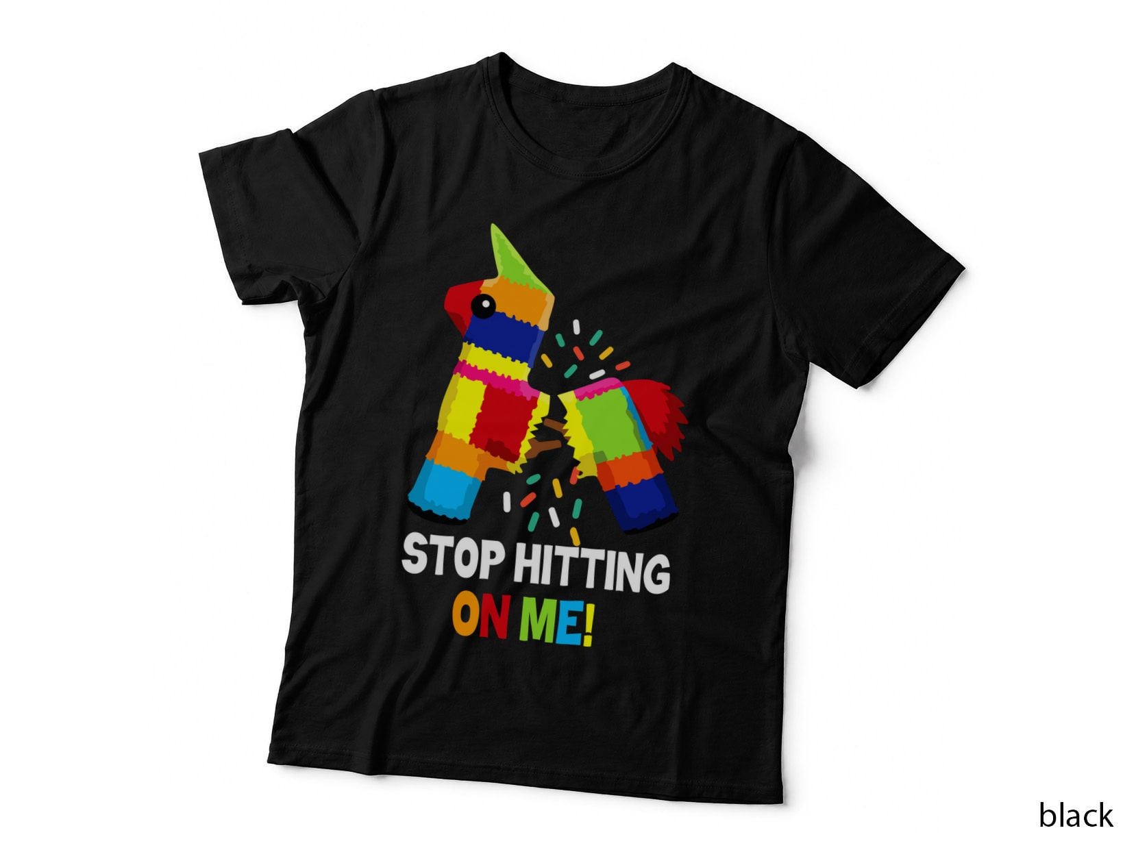 Pinata Party T-Shirt, Colorful Celebration Print, Fun Event Wear