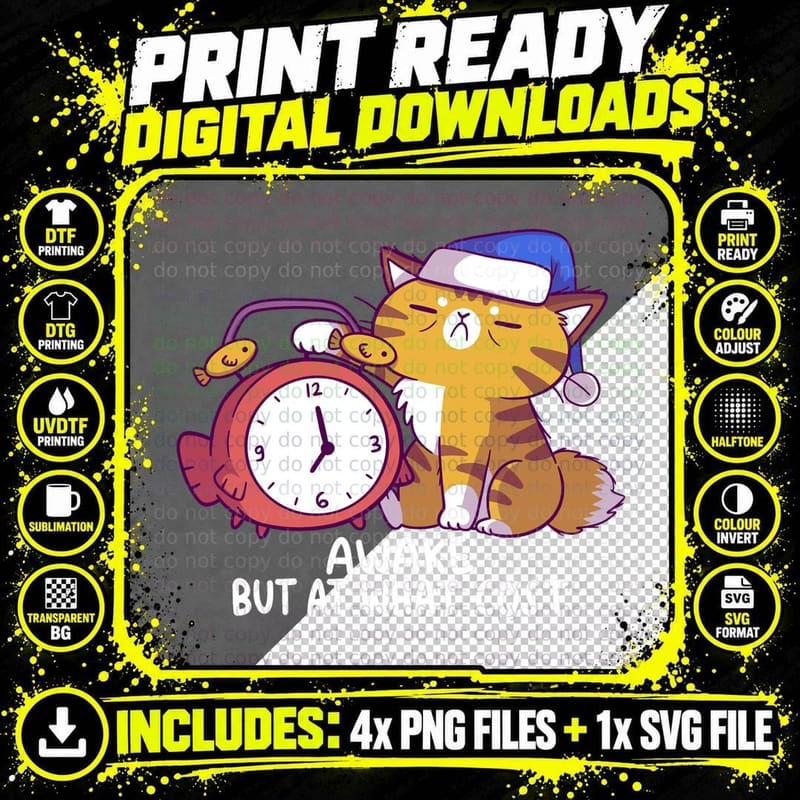 Awake but at What Cost T-Shirt Png SVG Digital Bundle