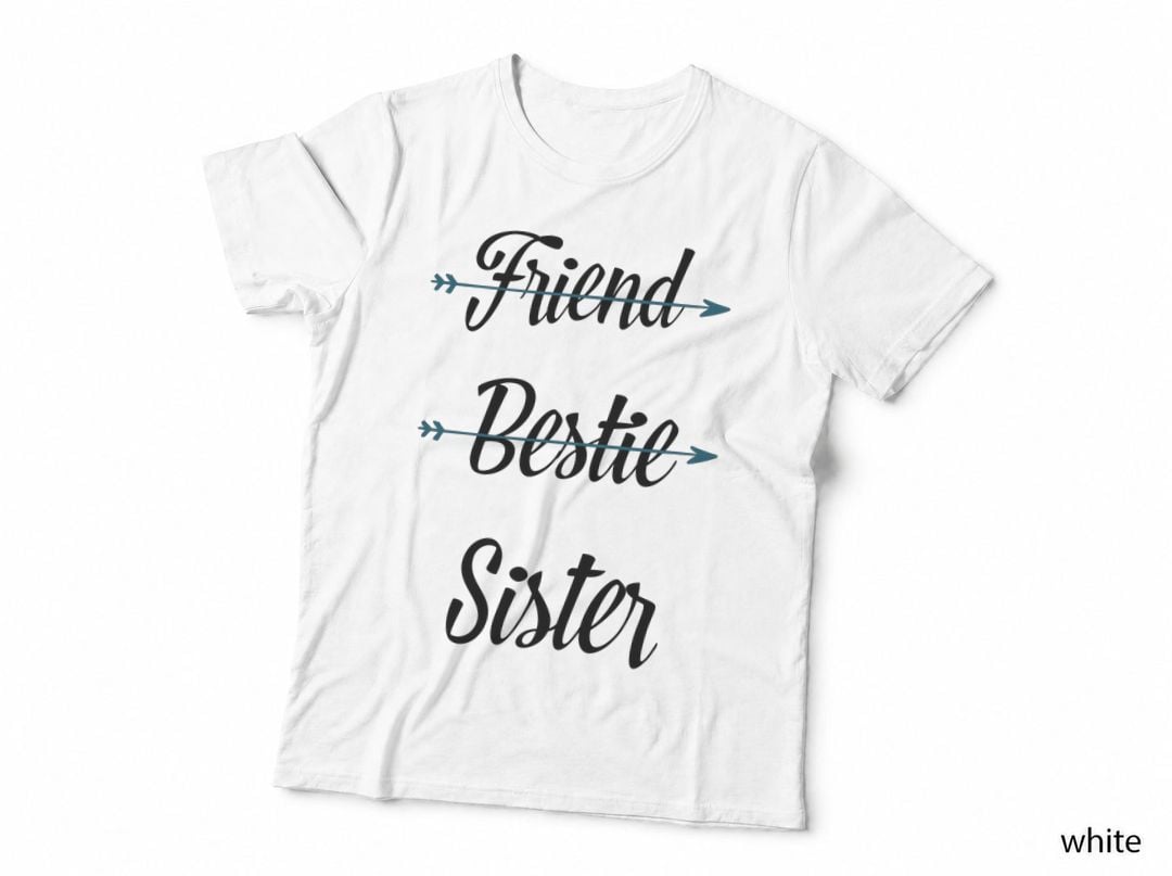 Friend Bestie Soul Sister Best for 2 3 Girls BFF T-Shirt