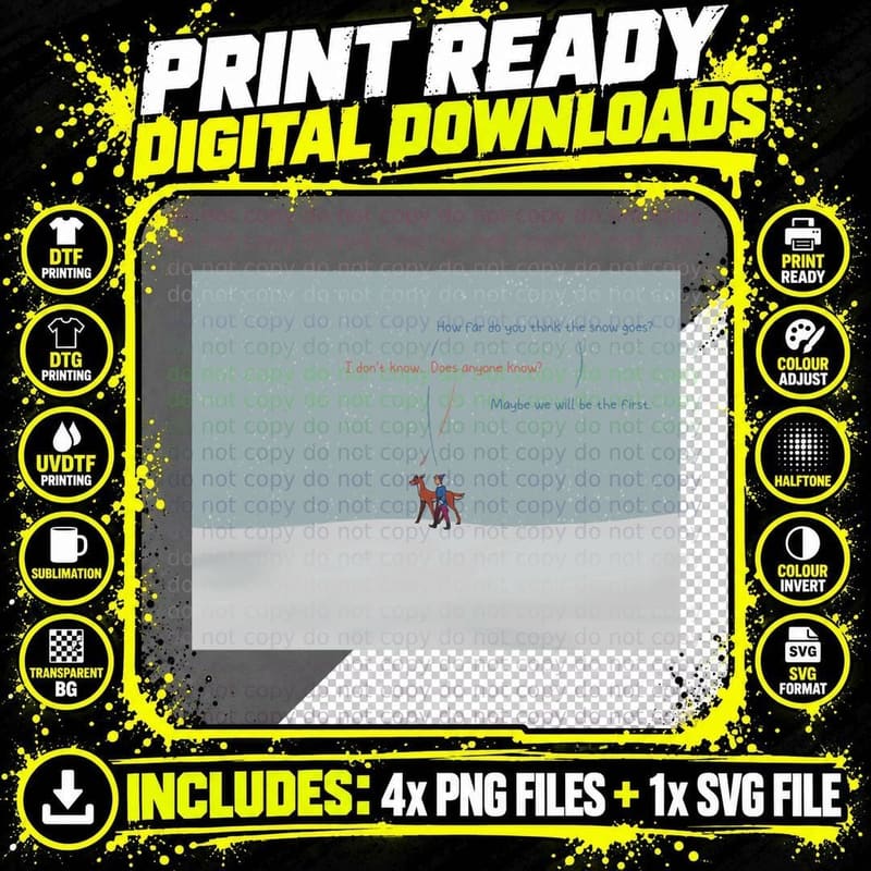 Hermey and Rudolph V T-Shirt Png SVG Digital Bundle