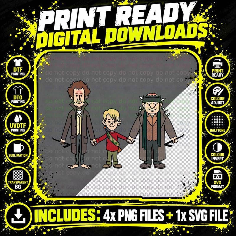 Kevin & the Bandits T-Shirt Png SVG Digital Bundle