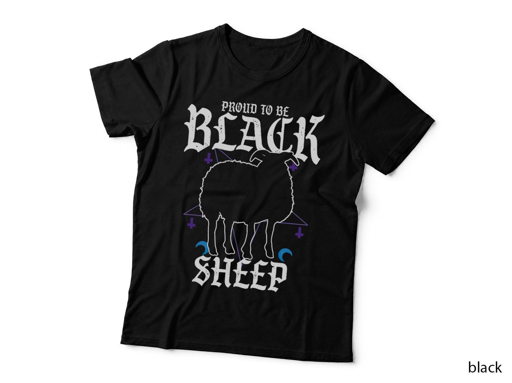 Proud to Be Black Sheep T-Shirt, Be Yourself Style, Outsider Aesthetic