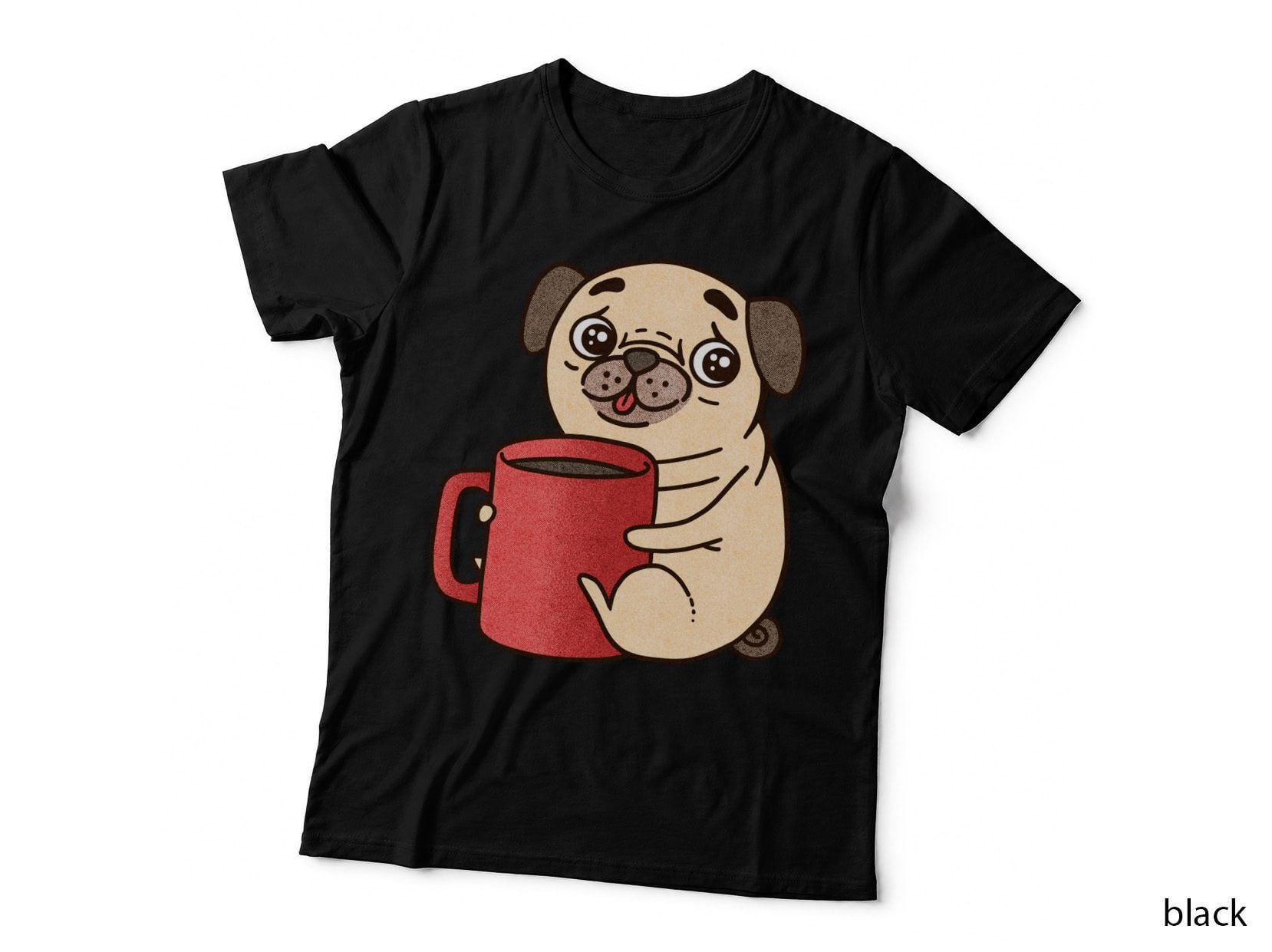 Pug Hugs Mug T-Shirt