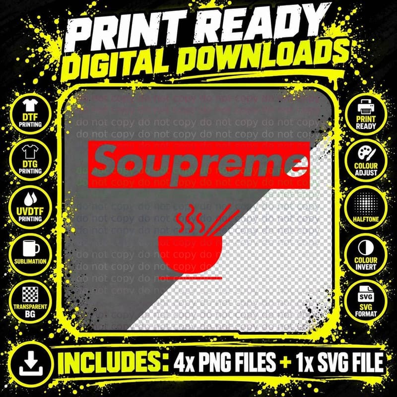 Soupreme the Brothers Sun T-Shirt Png SVG Digital Bundle
