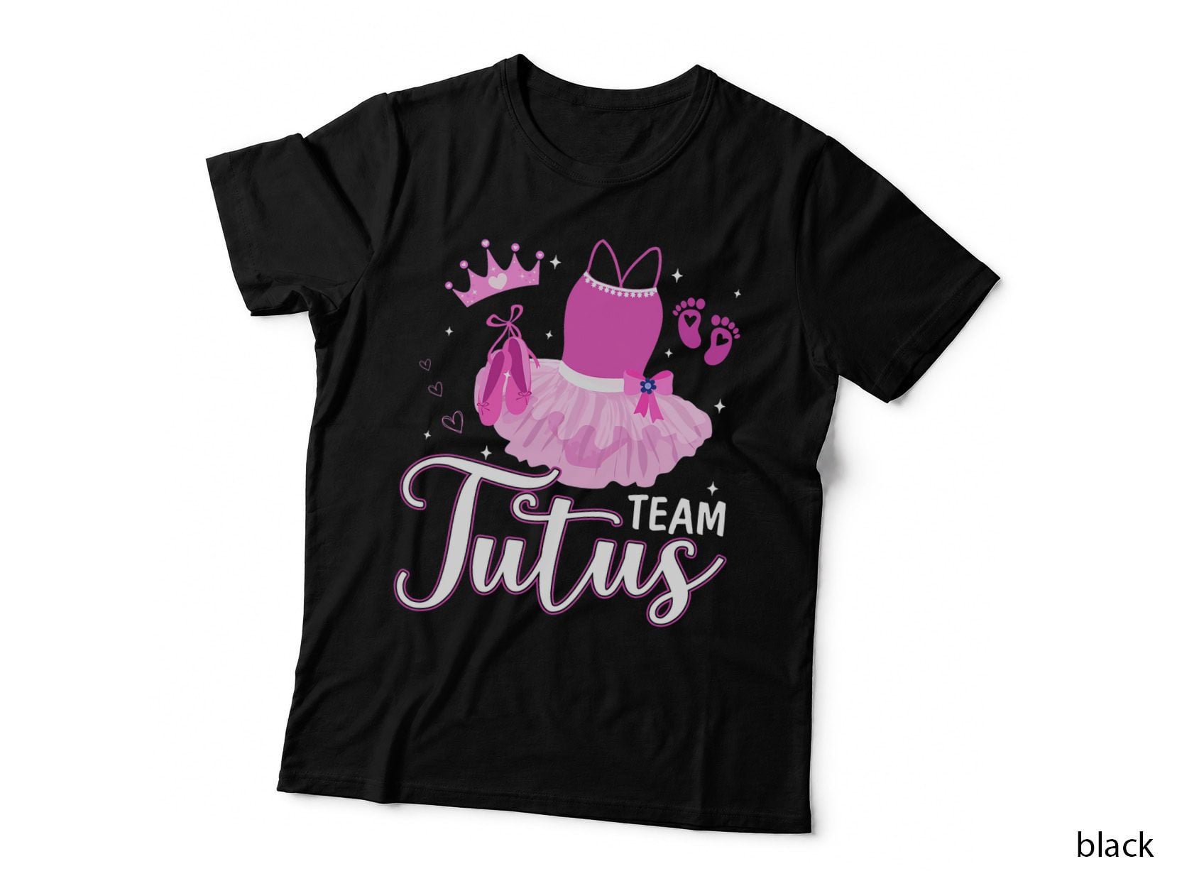 Tutus T-Shirt, Princess Party Style, Girls Fashion