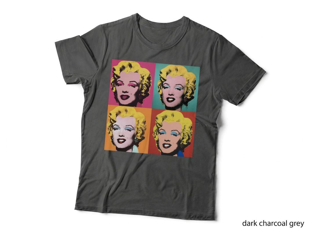 Marilyn Monroe Warhol Pop-Art T-Shirt, Four-Panel Screen Print, Icon
