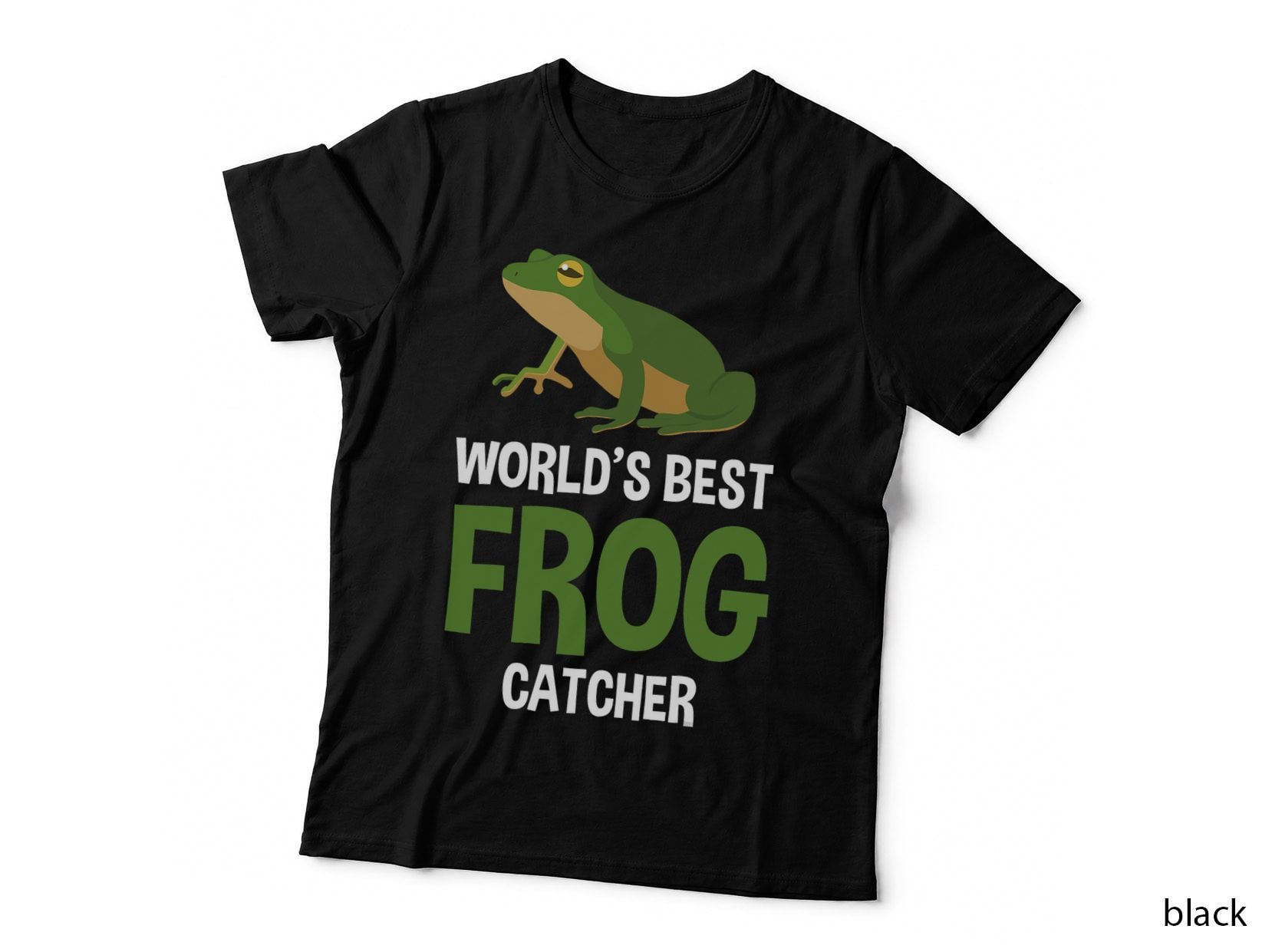 World's Best Frog Catcher Gift Boys Girls Kids Frog Hunter T-Shirt