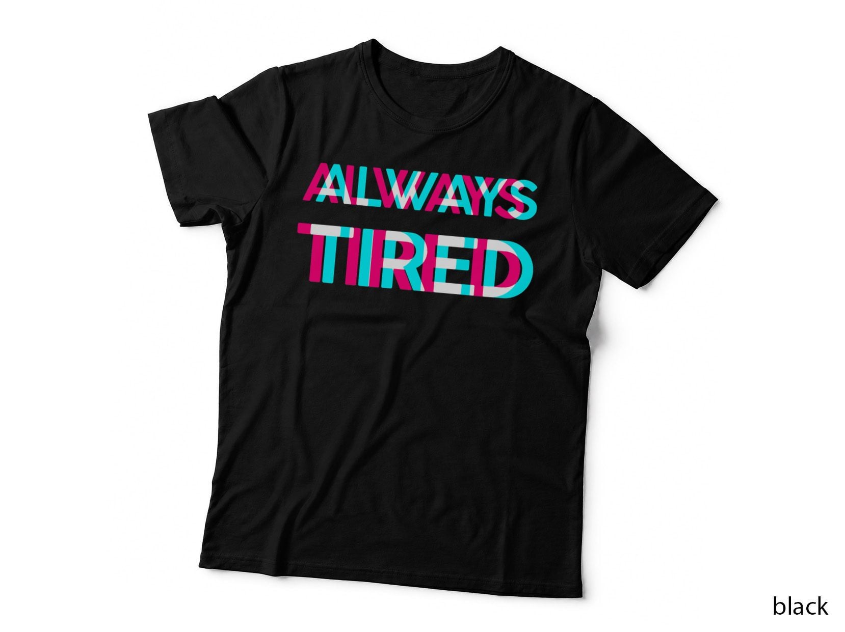 Always Tired - Vaporwave Aesthetik Style T-Shirt
