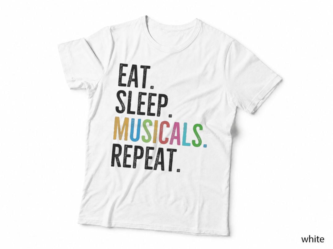 Broadway Musical Theatre T-Shirt, Broadway Style, Actor Gift