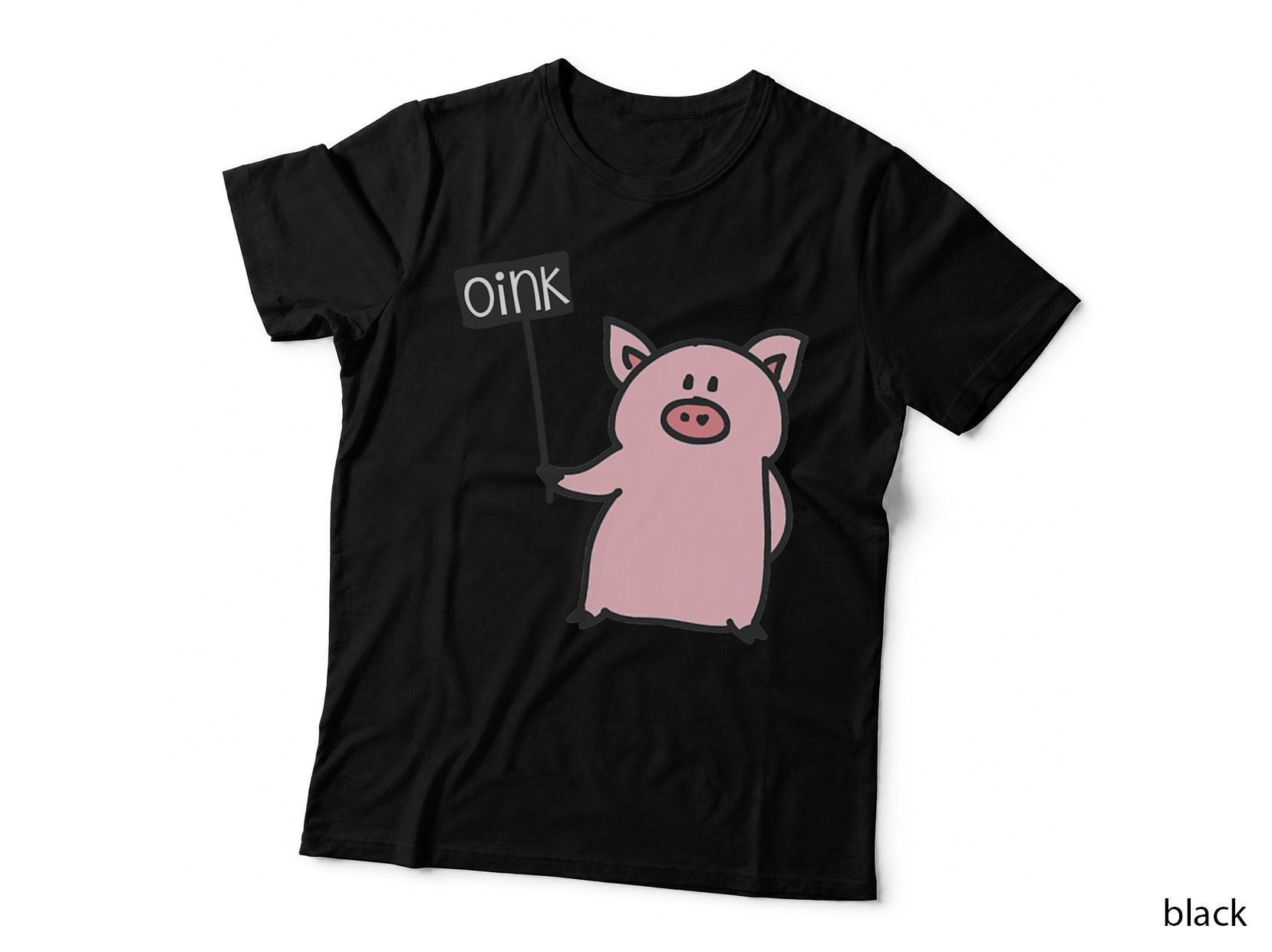 Cute Pig Oink & Piggy Pajama Piglet T-Shirt, Pajama Party, Cozy Sleepwear