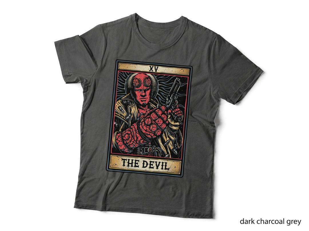 Hellboy T-Shirt, Comic Book Tee, Gift for Comic Fans