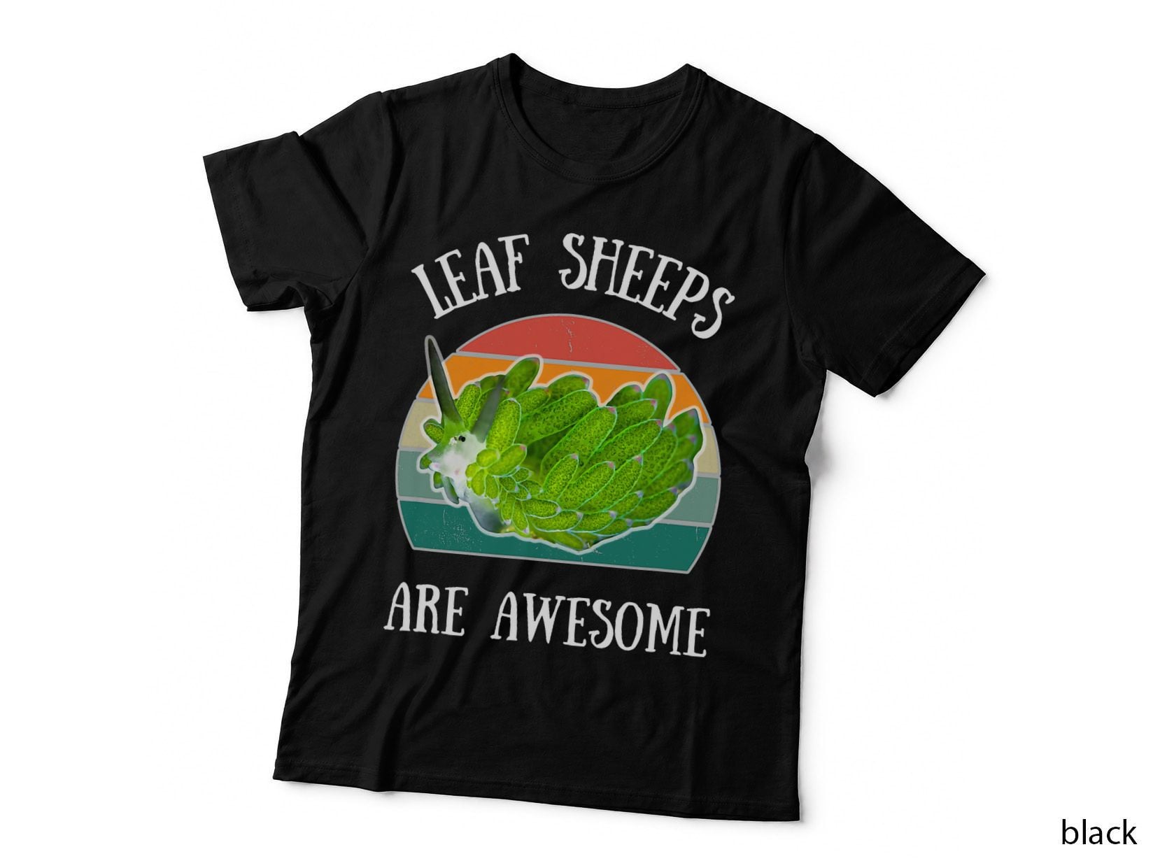 Leaf Sheep Sea Slug T-Shirt, Nature Inspired, Eco-Friendly Apparel