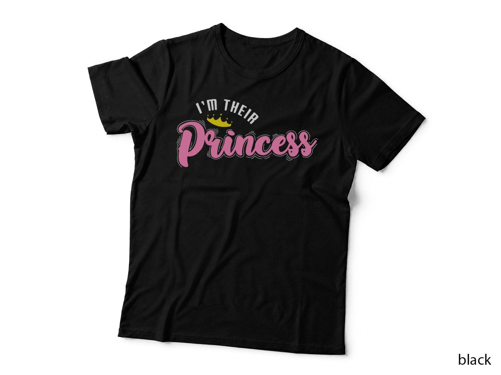 Princess Crown T-Shirt, Girls Princess Style, Kids Princess Apparel