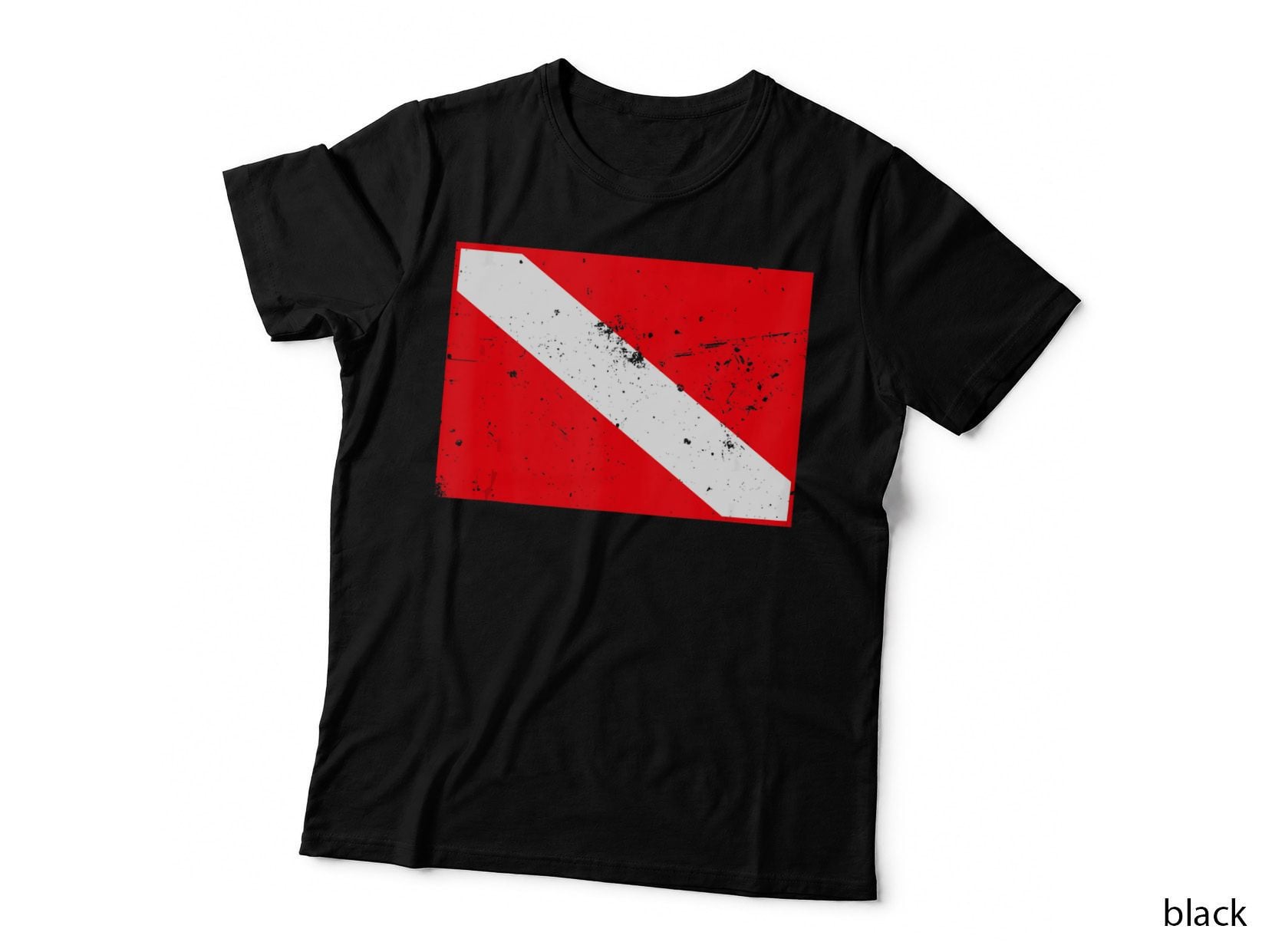 Scuba Diving Flag Dive Novelty Diver, Adventure T-Shirt