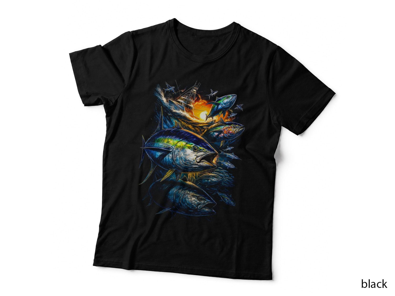 Tuna Fish T-Shirt, Tuna Art Print, Tuna Lover Gift