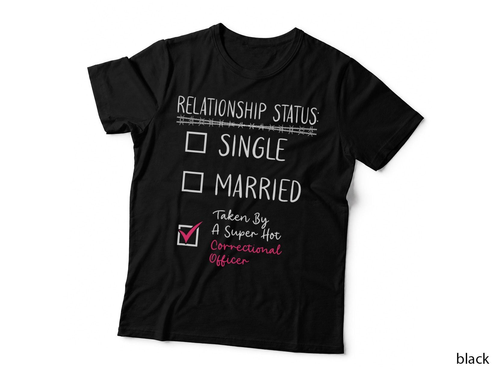 Correctional Officer Girl Girlfriend Wife T-Shirt