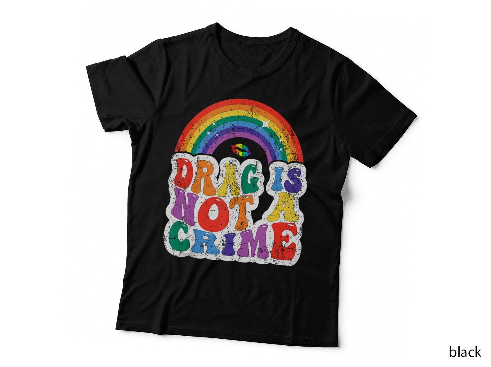 Drag Is Not a Crime, Support Your Local Drag Artists T-Shirt