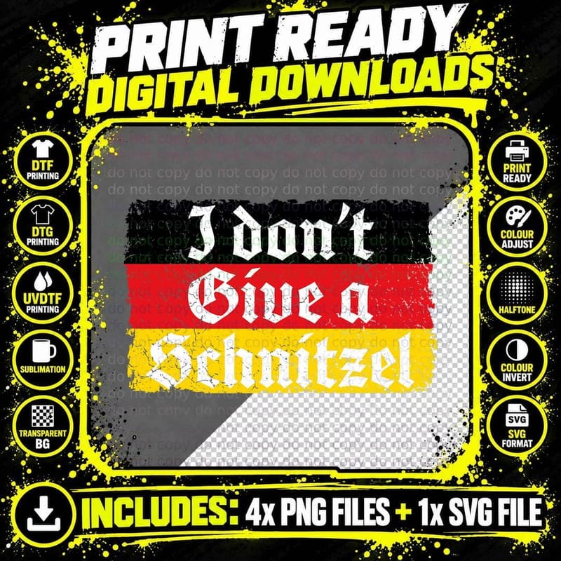 German Clothes American Oktoberfest Men Women Schnitzel Png SVG Digital Bundle
