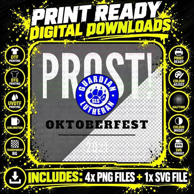Guardian Lutheran Oktoberfest 2021 T-Shirt Png SVG Digital Bundle