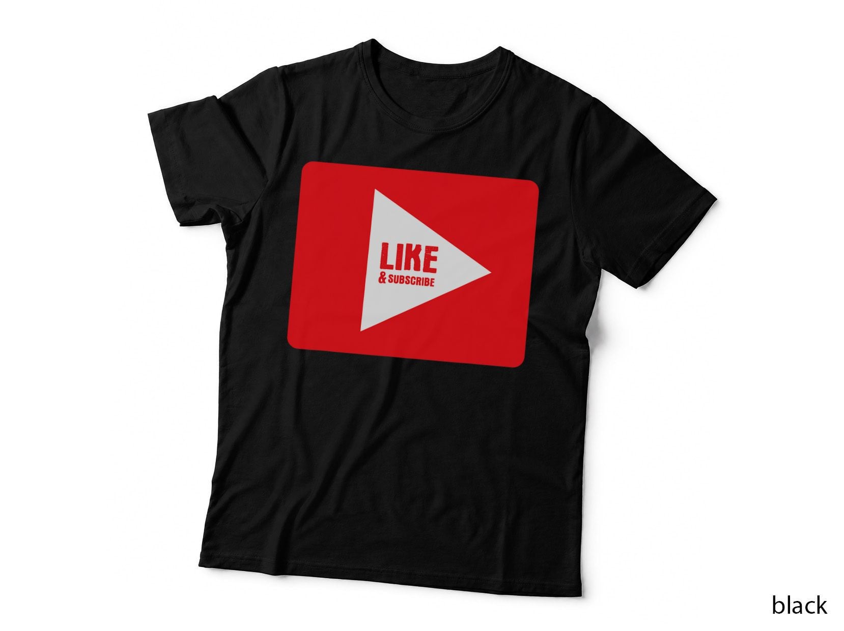 Like & Subscribe - Vlog Sub Video Social Media Influencer T-Shirt
