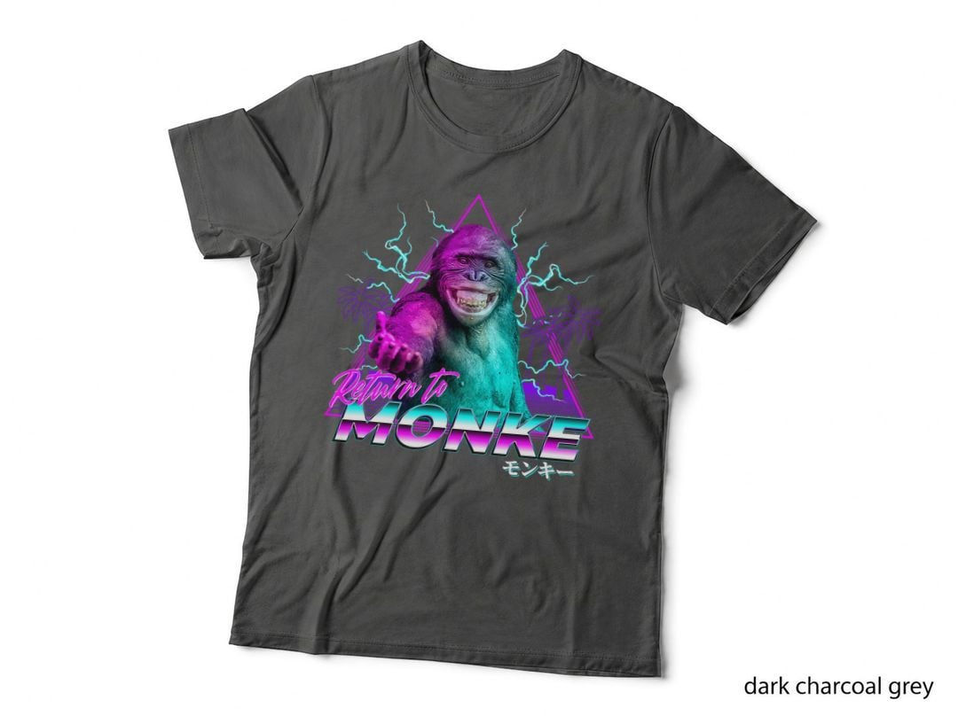 Return to Monke Become Ungovernable Vaporwave Streetwear T-Shirt