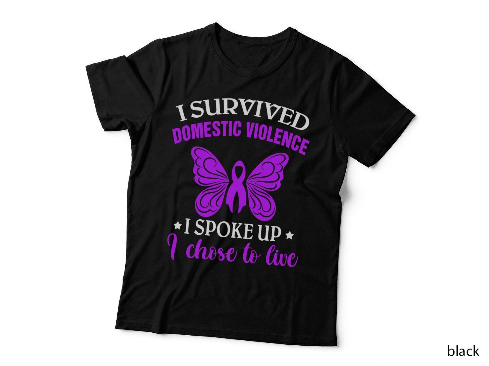 Survived Domestic Violence I Spoke up Domestic Violence T-Shirt