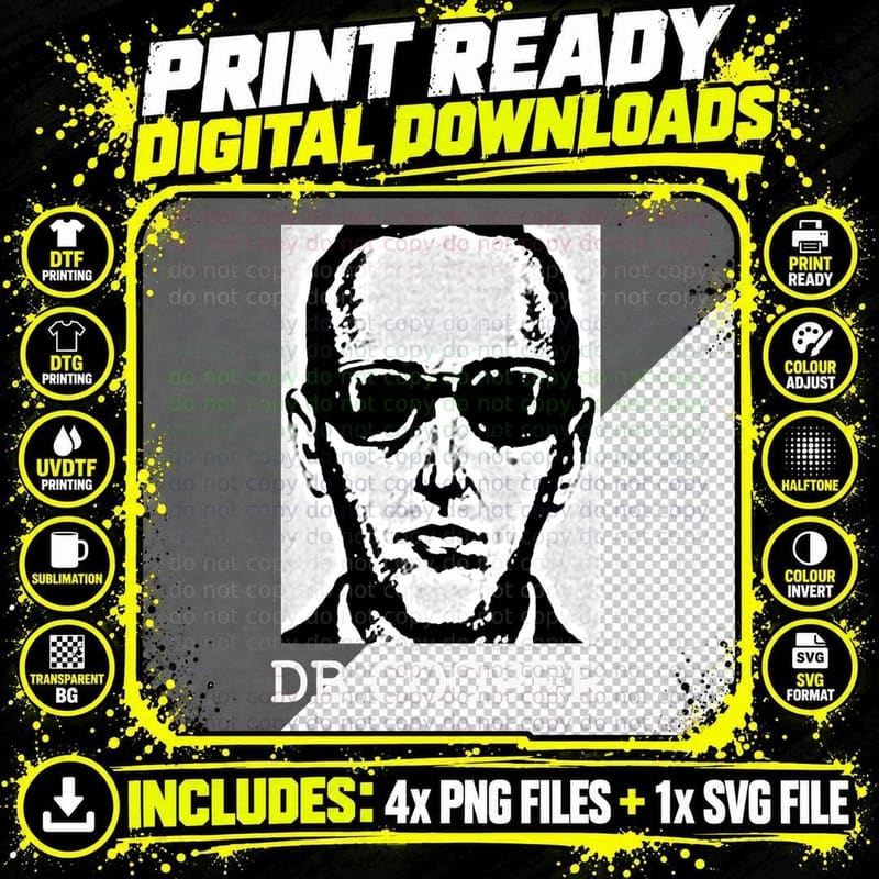Ultimate Unsolved Crime DB Cooper T-Shirt Png SVG Digital Bundle
