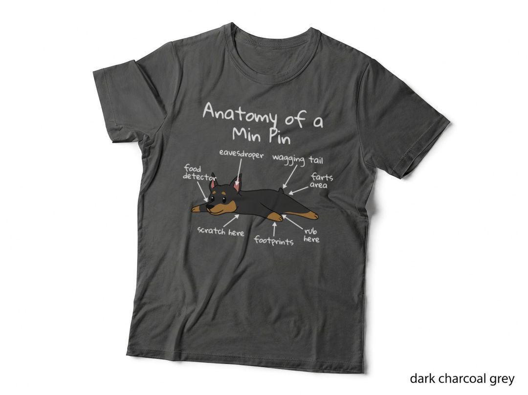 Anatomy of a Miniature Pinscher T-Shirt