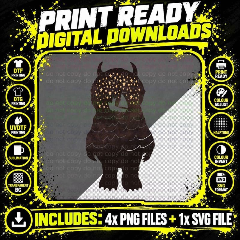 And into the Night T-Shirt Png SVG Digital Bundle