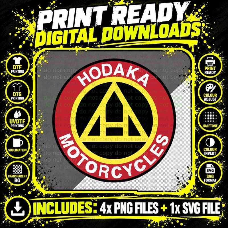 Best Seller Hodaka Logo Merchandise T T-Shirt Png SVG Digital Bundle