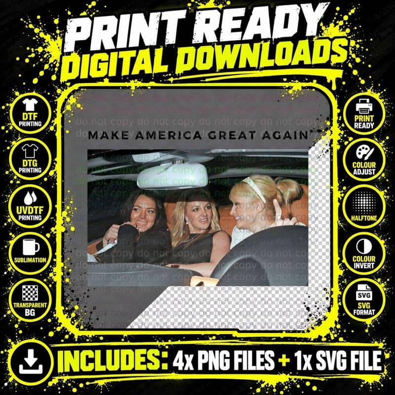 Britney Paris Lindsay T-Shirt Png SVG Digital Bundle
