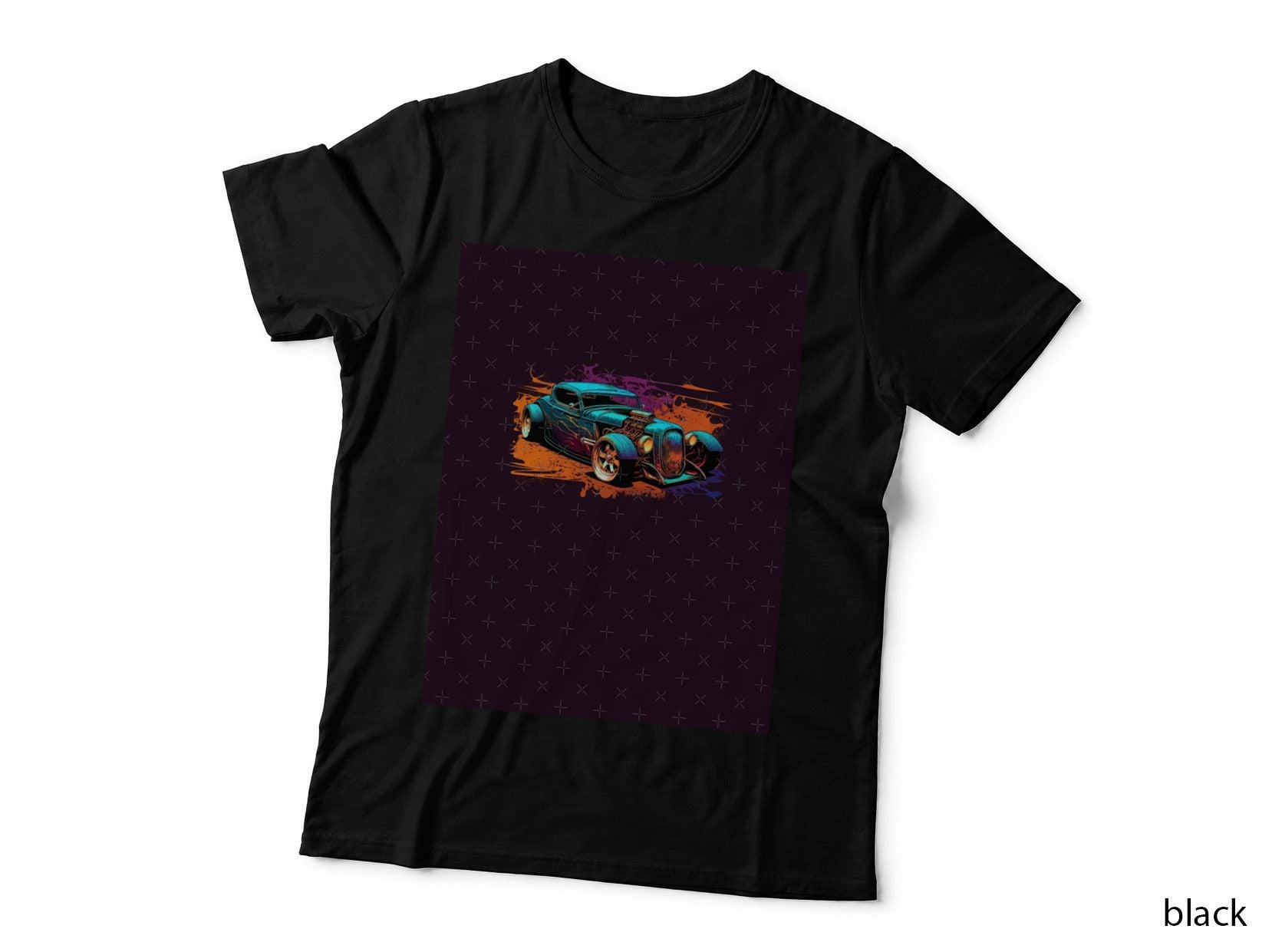 Colorful Rat Rod Graphic T-Shirt