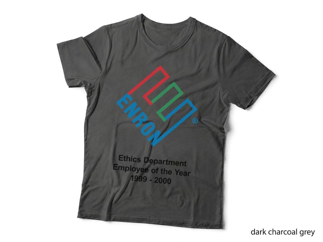 ENRON Ethics Department Employee of the Year T-Shirt